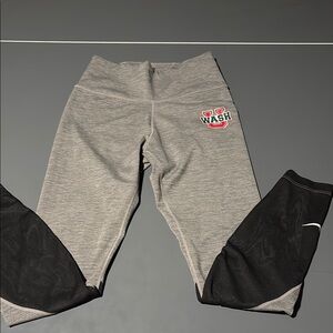 Nike Gray and Black Leggings Athletic Comfort